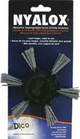 Dico 541-776-4 Flap Wheel Brush, 4 in Dia, Nylon Bristle