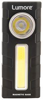 Nebo LUMORE 6883 2-in-1 Work Light with Magnetic Clip Hook, 2-Lamp, LED Lamp, 300, 250 Lumens, Black