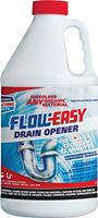 Flow-Easy FE64 Drain Opener, Oily Liquid, Dark Brown, Odorless, 0.5 gal, Bottle, Pack of 4