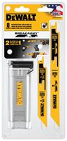 DeWALT BREAKAWAY DWABK48SETCS Reciprocating Saw Blade Set, 8-Piece, Bi-Metal