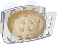 iDESIGN 24200 Suction Soap Cradle, Plastic, Clear