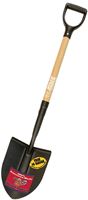 BULLY Tools 72510 Digging Shovel, 9 in W Blade, 14 ga Gauge, American Steel Blade, American Ashwood Handle