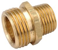 Anderson Metals 757478-1208 Hose Adapter, 3/4 x 1/2 in, MGH x MIP, Brass, For: Garden Hose