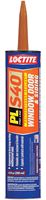 Loctite 1618516 Polyurethane Sealant, Redwood Tan, 7 Days Curing, 20 to 120 deg F, 10 oz Cartridge, Pack of 12