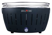 Grill Time TAILGATER GTX UPG-G-18 Charcoal Grill, Anthracite Gray, Stainless Steel Body