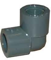 Lasco 807020BC Pipe Elbow, 2 in, Slip x FIP, 90 deg Angle, PVC, SCH 80 Schedule