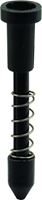 Prime-Line L 5771 Snap-On Window Screen Plunger Bolt, Nylon, Black