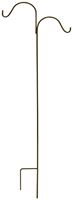 Landscapers Select 5195714 Shepherd Hook, 24 in L, 84 in H, Steel, Hammertone Bronze, Matte, Floor Standing Mounting