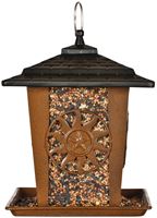 Perky-Pet 370 Seed Lantern Feeder, Sun, Star, 3 lb, Metal, Brown, 10.26 in H, Hanging/Pole Mounting, Pack of 2