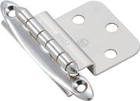 Amerock BPR341726 Cabinet Hinge, 3/8 in Inset, Polished Chrome