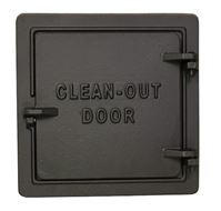 US STOVE COD8 Chimney Clean-Out Door, 8 in OAW, Cast Iron