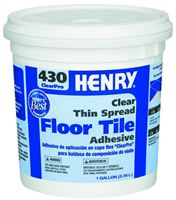 Henry 430 ClearPro 12098 Floor Adhesive, Clear, 1 gal Pail