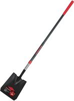 Razor-Back 2594500 Shovel, 9-1/2 in W Blade, Steel Blade, Fiberglass Handle, Cushion Grip Handle, 48 in L Handle