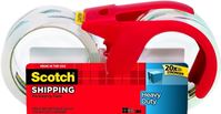 Scotch 3850S-2-1RD Packaging Tape, 38.2 yd L, 1.88 in W, Polypropylene Backing, Clear