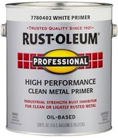 Rust-Oleum 7780402 Primer, Flat, White, 1 gal, Pail, Pack of 2