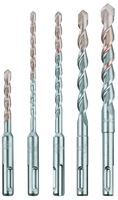 DeWALT DW5470 Hammer Bit Set, 5-Piece, Carbide, Bright