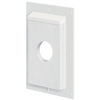 Builders Edge 3SMO815TW Mounting Block, 18-1/4 in L, 11-3/8 in W, Fiber Cement, White