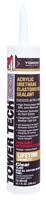 Tower Sealants Tower Tech2 TS-00130 Acrylic Urethane Sealant, Translucent, 7 to 14 days Curing, 10.1 fl-oz Cartridge, Pack of 12