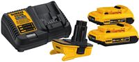 DeWALT DCA2203C Battery Adapter Kit, 18 to 20 V Input, 2 Ah, Battery Included