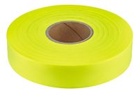 Empire 77-064 Flagging Tape, 600 ft L, 1 in W, Yellow, Plastic