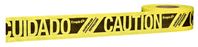 Empire 76-0600 Barricade Tape, 500 ft L, 3 in W, Yellow