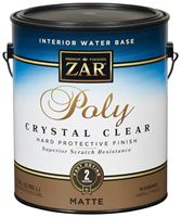 Aqua ZAR 34413 Polyurethane, Liquid, Antique Crystal Clear, 1 gal, Can, Pack of 2