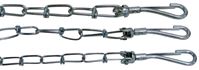 Boss Pet PDQ 27220 Pet Tie-Out Chain with Swivel Snap, Twist Link, 20 ft L Belt/Cable, Steel