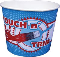 ENCORE Plastics Touch n Trim 5T1 Paint Container, 2.5 qt Capacity, Paper, Pack of 25