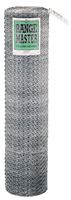 Rangemaster 5927 Poultry Net, 150 ft L, 36 in W, 20 Gauge, Hexagonal Mesh, 1 in Mesh, Steel