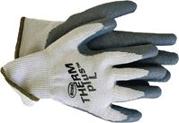 Boss plus 8435M Protective Gloves, Unisex, M, Knit Wrist Cuff, Acrylic Glove, Gray/White