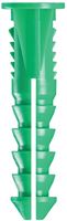 Cobra Anchors 197S Screw Anchor, #12-14 Thread, 1-1/2 in L, Polyethylene, 200 lb