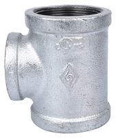 ProSource PPG130R-50X40 Pipe Tee, 2 x 2 x 1-1/2 in, FIPT, Malleable Steel, SCH 40 Schedule, 300 psi Pressure