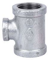 ProSource PPG130R-25X15 Pipe Tee, 1 x 1 x 1/2 in, FIPT, Malleable Steel, SCH 40 Schedule, 300 psi Pressure