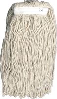 Birdwell 9051-12 Saddle Mop Head, 1-1/4 in Headband, Cotton