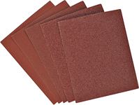 Black+Decker 74-606 Sandpaper, 4-1/2 in W, 5-1/2 in L, Aluminum Oxide Abrasive, Pack of 5