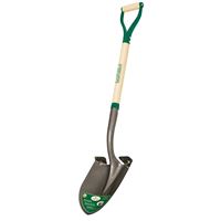 Landscapers Select 34593 Digging Shovel, Steel Blade, Steel Handle, D-Shaped Handle, 30 in L Handle