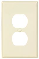 Eaton Wiring Devices PJ8LA Single and Duplex Receptacle Wallplate, 4-7/8 in L, 3-1/8 in W, 1 -Gang, Polycarbonate, Pack of 25