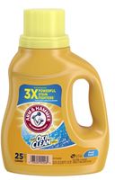 Arm & Hammer Plus OxiClean 97535 Laundry Detergent, 32.5 oz Bottle, Liquid, Characteristic, Pack of 8