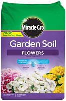 Miracle-Gro 70359430 Flower Garden Soil, Solid, 1.5 cu-ft Bag