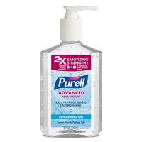Purell 4102-12-S Advanced Hand Sanitizer, Citrus, Clear, 8 oz, Pump Bottle, Pack of 12