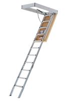 Louisville AEE2510 Energy Efficient Attic Ladder, 7 ft x 7 in to 10 ft x 3 in H Ceiling, 25-1/2 x 54 in Ceiling Opening