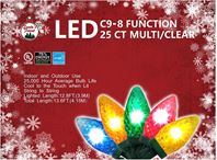 Hometown Holidays 22557 Christmas Light, LE 2 Fusible, LED Bulb, Multi-Color Light