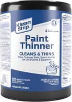 Klean Strip CKPT94402 Paint Thinner, Liquid, Free, Clear, Water White, 5 gal, Can