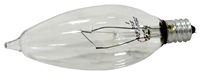 Sylvania 13647 Incandescent Lamp, 25 W, B10 Lamp, Candelabra Lamp Base, 207 Lumens, 2850 K Color Temp, Pack of 6