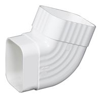 Amerimax M0728 B Elbow, Vinyl, White