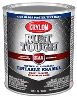 Krylon Rust Tough K09725008 Enamel Paint, Gloss Sheen, Pastel, 1 qt, 400 sq-ft/gal Coverage Area, Pack of 2