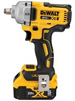 DeWALT DCF891P2 Impact Wrench Kit, Battery Included, 20 V, 5 Ah, 1/2 in Drive, 2000 rpm Speed