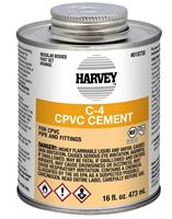 Harvey 018720-12 Solvent Cement, 16 oz Can, Liquid, Orange