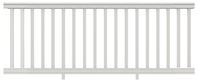 Xpanse Premier 73012448 Level Rail Kit, 8 ft L Actual, White