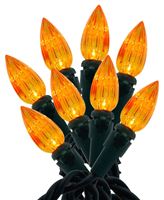 Hometown Holidays 2373-06 Light Set, 4.8 W, 70-Lamp, LED Lamp, Orange Lamp, 25,000 hr Average Life, Pack of 12